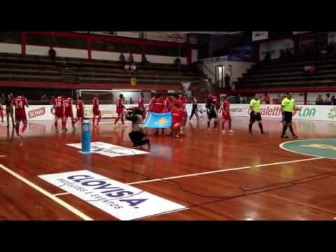 Prior to kick off vs Kairat Almaty FC 2015 Intercontinental Futsal Cup