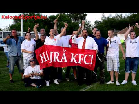 Kalocsai FC kupagyőztes - szurkolói öröm