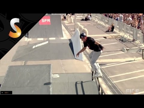 Stephane Alfano - 1st Qualification Roller Slopestyle - FISE World Montpellier 2014