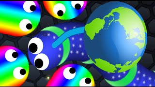 Slither.io New Skin Mods Hack! Earth Planet Biggest Snake ( Slither.io Cheats )