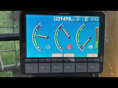 Hydraulic temperature #komatsu pc210