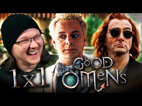 GOOD OMENS 1x1 REACTION | In the Beginning | Michael Sheen | David Tennant