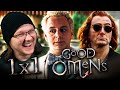 GOOD OMENS 1x1 REACTION In The Beginning Michael Sheen David Tennant
