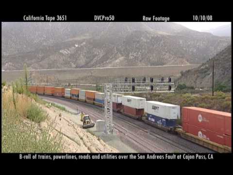 San Andreas Fault: Train (B-Roll)