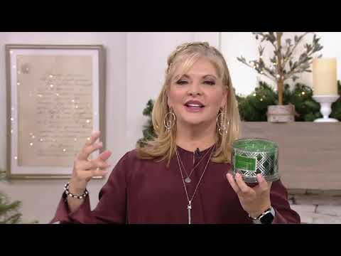 HomeWorx by Harry Slatkin Set of 3 Deluxe 18-oz 4-Wick Candles on QVC