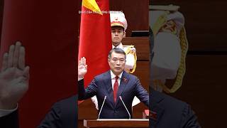 Tân thủ tướng chính phủ Lê Minh Hưng đọc lễ tuyên thệ nhậm chức 