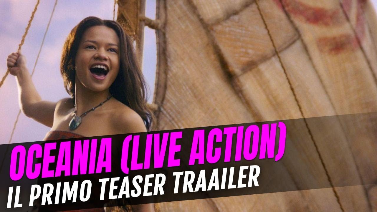 OCEANIA: Il Primo Teaser Trailer del live action con The Rock! 🌊
