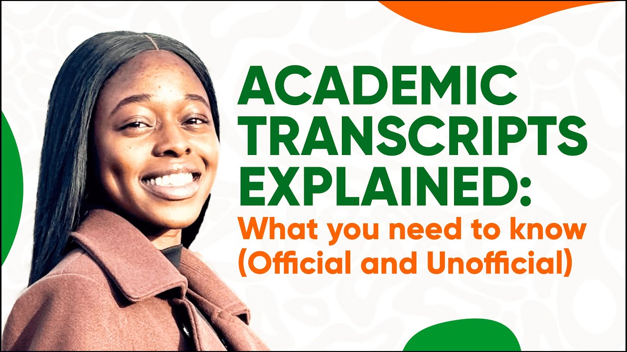 Academic Transcripts Explained: What You Need to Know (Unofficial vs. Official). #studyabroadusa