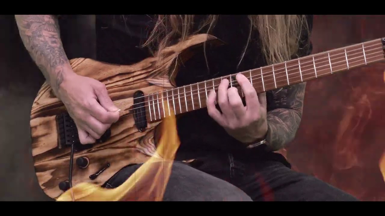 Solar Chop Shop AB1.6FR PYRO Electric Guitar - Custom Finish