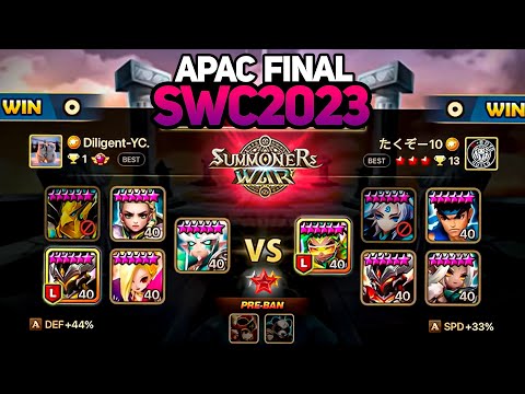 DILIGENT vs TAKUZO (BO5). SWC2023 APAC CUP FINAL - Summoners War