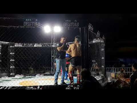 pelea de Lautaro coronel vs tomas ten .. KICk BOXING. semi pro