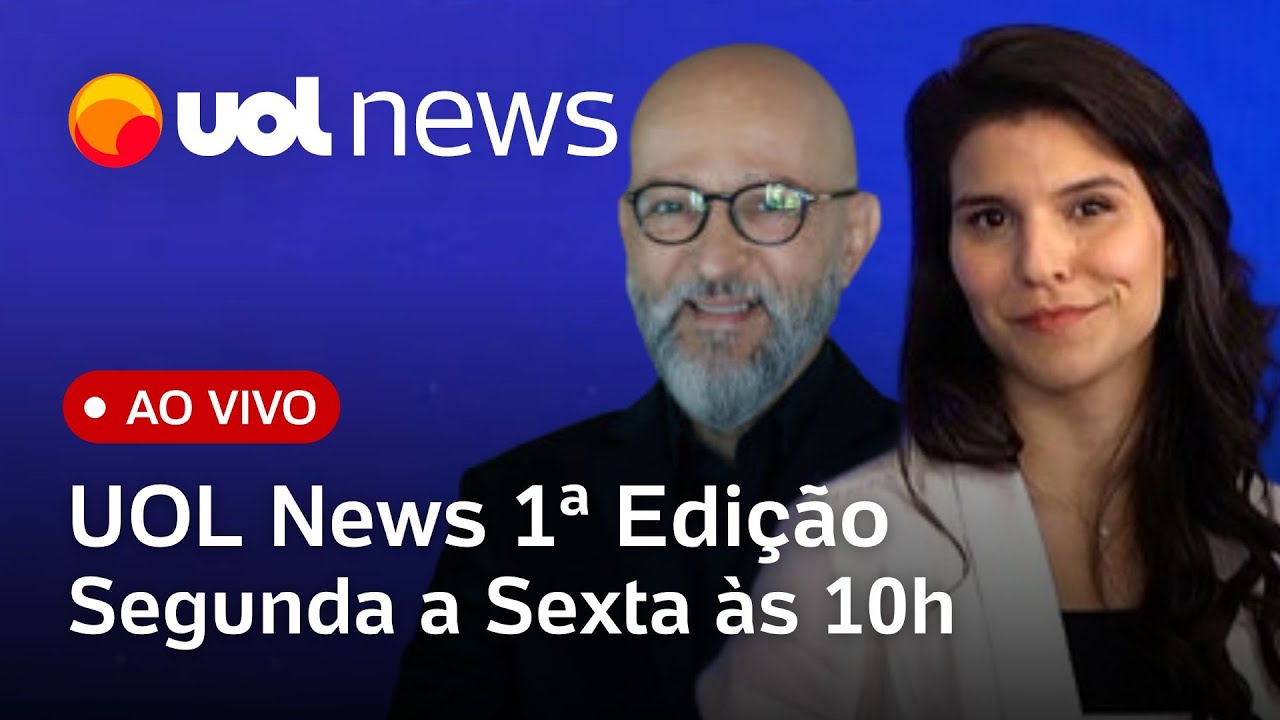 UOL News 1ª Edição: Tarcísio depõe sobre Bolsonaro; governo Trump enviou carta a Moraes e+ ao vivo