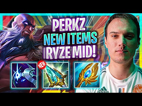PERKZ PLAYS RYZE WITH NEW ITEMS! 😱DIABOLICAL BUILD😱 | VIT Perkz Plays Ryze Mid vs Kassadin! |