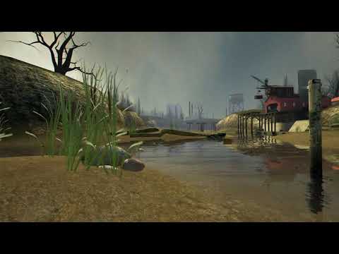 Half-life 2 - Menu background. Chapter 4: "Water Hazard"