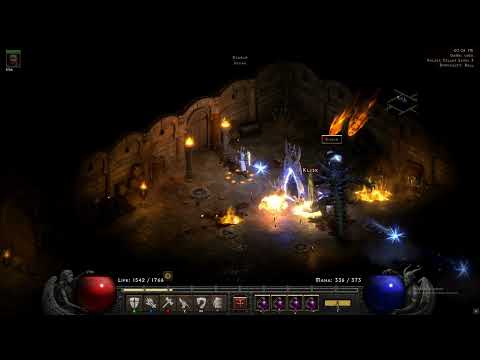 Diablo 2 Resurrected: Act V Mercenary Vs. Uber Diablo Clone