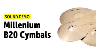 Video thumbnail for Millenium | B20 Cymbals | Sound Demo | All Models by Drums Bonedo