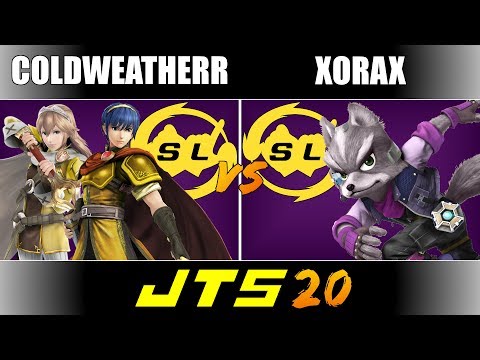 JTS 20 SL|ColdWeatherr (Marth, Lucina) vs Xorax (Fox) Losers Quarterfinals