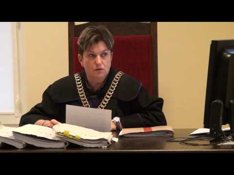 Ogłoszenie uzasadnienia wyroku w sprawie Krystyny Otręby (Sąd Rejonowy w Piasecznie) 21.10.2016r.