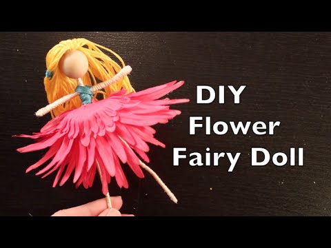 How To Make a Flower Fairy Doll | Easy Doll Making Tutorial | DIY Doll Making