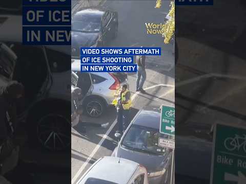 Video shows aftermath of ICE shooting in New York City#worldnow