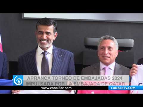 Video: Arranca Torneo de Embajadas 2024 impulsada por la embajada de Qatar