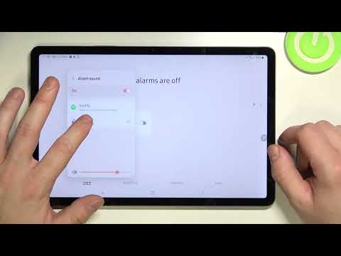 How to Change Alarm Sound on SAMSUNG Galaxy Tab S8 - Set Up Alarm Sound