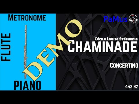 Cécile Louise Stéphanie Chaminade: Concertino for Flute and Piano, accompaniment 442Hz