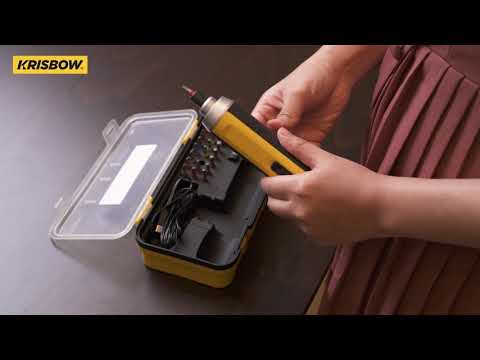 Gambar Krisbow Obeng Cordless 4V Straight Ircs4