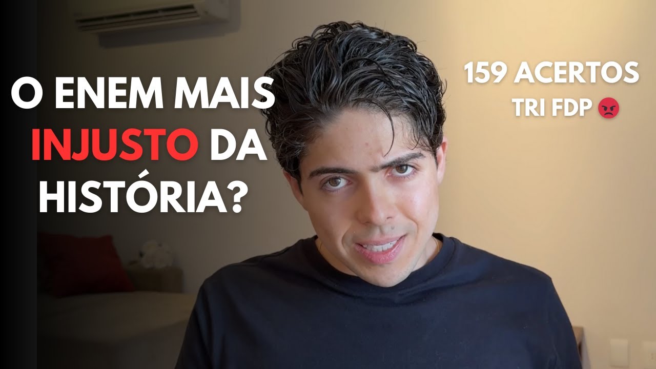 NOTA ENEM 2024: 159 ACERTOS! DURA REALIDADE