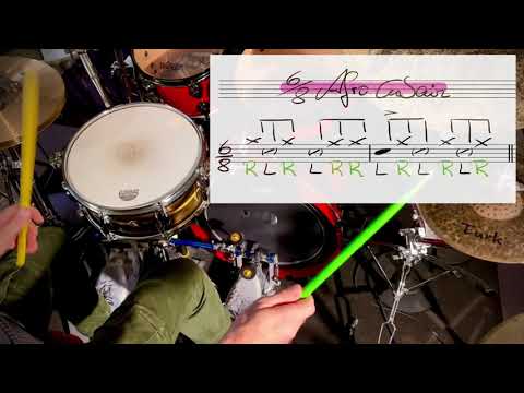 The 6/8 herta groove   the double bass, inspired by Gavin Harrison