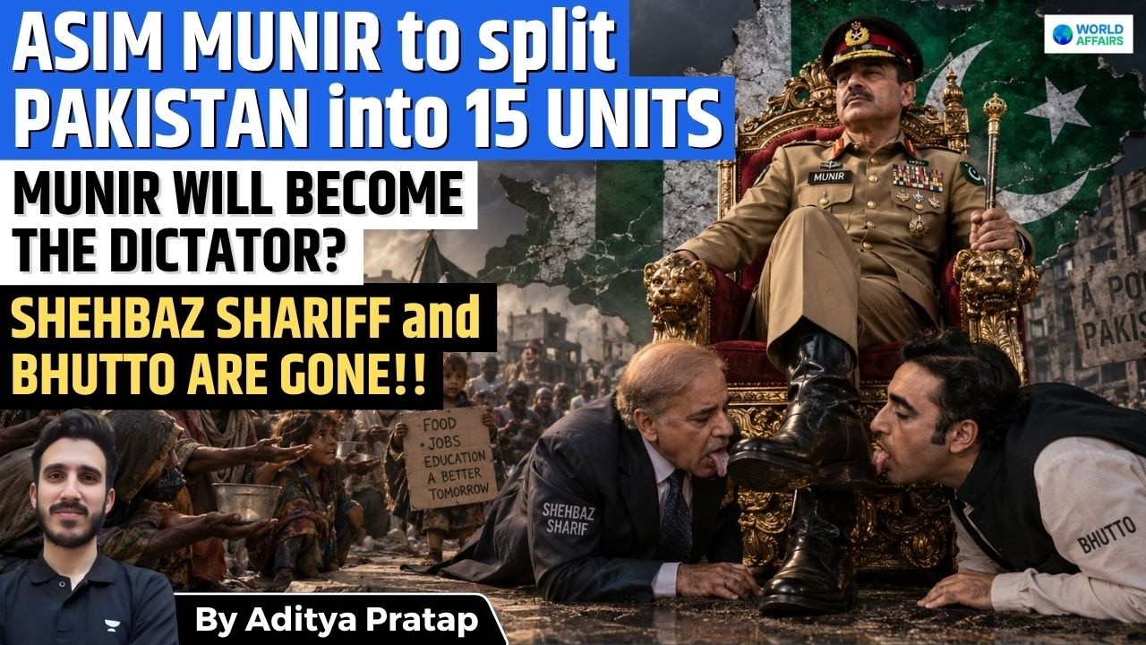 Pakistan's 4 Provinces to Become 15? Asim Munir's Divide & Rule Plan