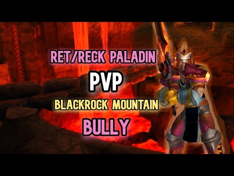 Classic ERA - RET/RECK Paladin PvP in BRM (28 hour stream highlights)