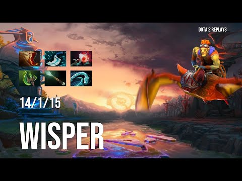 Dota 2 Pro Gameplay   Wisper   Batrider   14 1 15   High Skill Dota 2