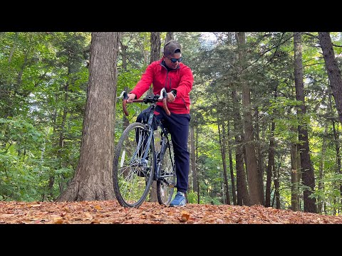 Biking at Brontë Creek Provincial Park, Oakville // Fall 2023 Bike ride