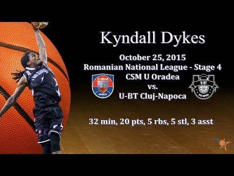 Kyndall Dykes vs. CSM U Oradea - Oct 25, 2015