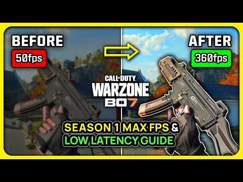 COD BO7/Warzone S1 - Best PC Settings for MAX FPS ✅