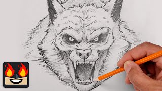 How To Draw a Werewolf | Sketch Tutorial