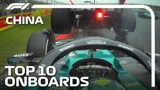 Stroll’s Collision With Ricciardo! | The Top 10 Onboards | 2024 Chinese Grand Prix | Qatar Airways