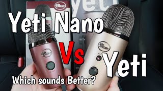 Blue Yeti Nano VS Blue Yeti, Sound and Feature Comparison
