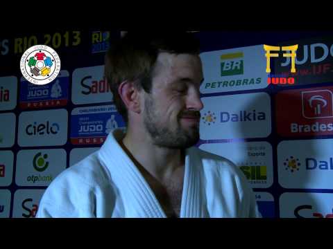 British Judo's Colin Oates at the 2013 World Championships