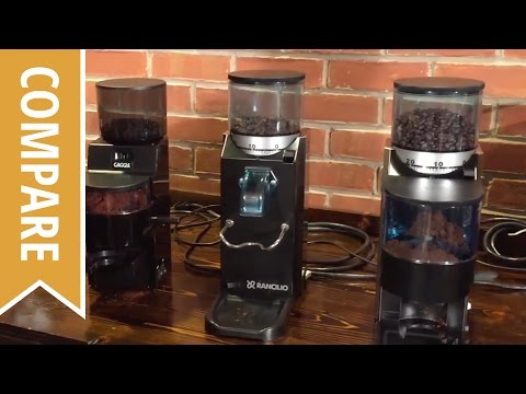 Compare: Gaggia MDF and Rancilio Rocky Coffee Grinders