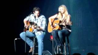 Miranda and Blake singing &quot;More Like her&quot;
