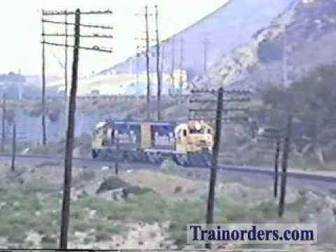 Classic Railroad Series 419 - Amtrak and Santa Fe on Cajon Pass August 5, 1989