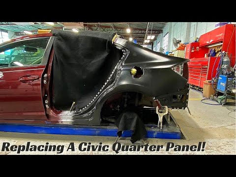Replacing A Civic Quarter Panel!