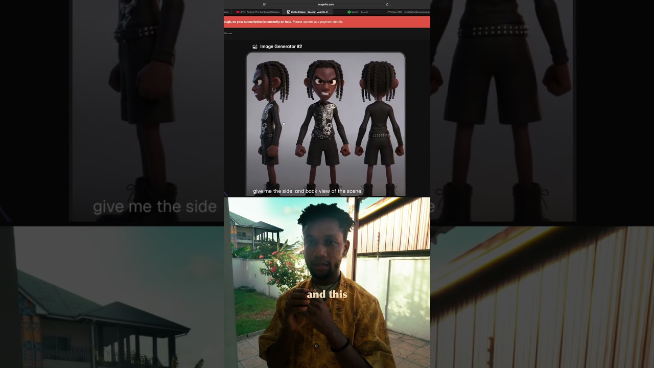 How to create 3D character with AI #aicareers #aito3D #3danimation #blender3d #aitechnology