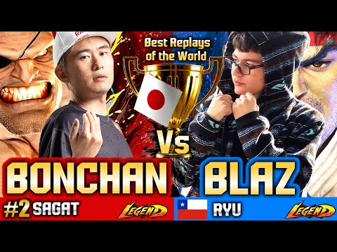 🔥 SF6 Ryu (BLAZ in JAPAN 🔥vs BONCHAN) Sagat ▰ Street Fighter 6 Gameplay High Level