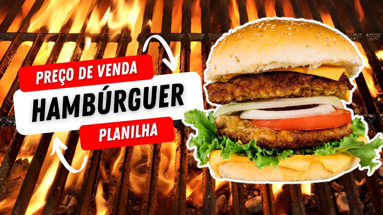 Como Calcular Preço de HAMBURGUER ARTESANAL | Calcular Preço de Venda