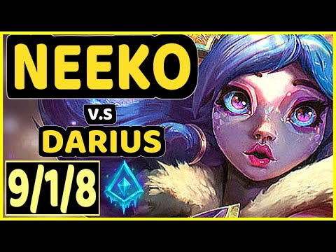 CNB Duclou (NEEKO) vs DARIUS - 9/1/8 KDA TOP GAMEPLAY - BR Ranked GRANDMASTER