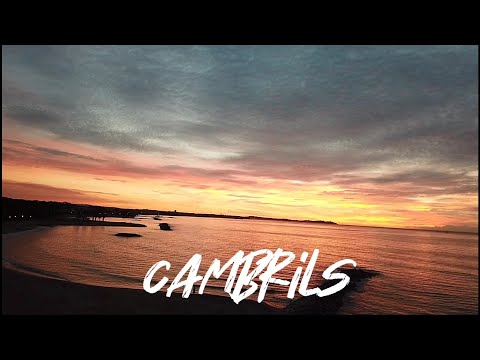 Cambrils, Playas de Cambrils,  beach tour and harbor Cambrils, Strand von Cambrils mit Hafen