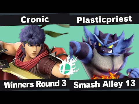 Smash Alley 13 - Cronic (Ike) vs Plasticpriest (Incineroar) - Winners Round 3